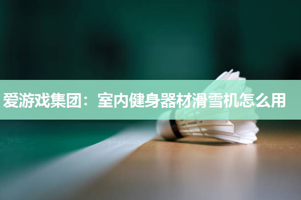 爱游戏集团：室内健身器材滑雪机怎么用