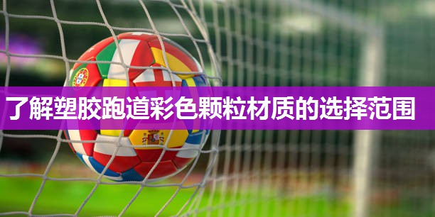 了解塑胶跑道彩色颗粒材质的选择范围