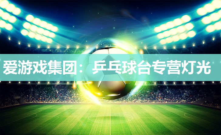 爱游戏集团：乒乓球台专营灯光