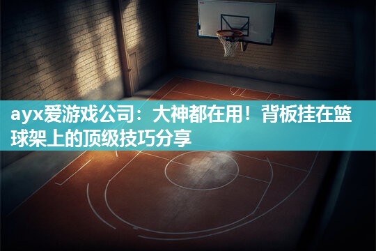 ayx爱游戏公司：大神都在用！背板挂在篮球架上的顶级技巧分享