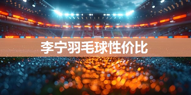 李宁羽毛球性价比