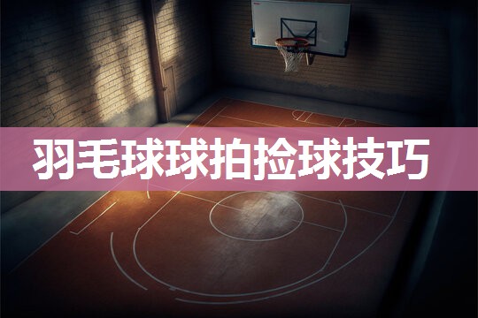 羽毛球球拍捡球技巧