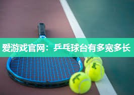 爱游戏官网：乒乓球台有多宽多长