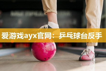 乒乓球台反手