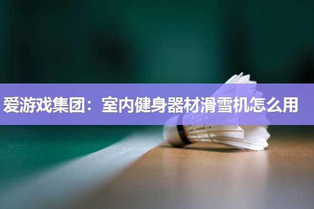 室内健身器材滑雪机怎么用