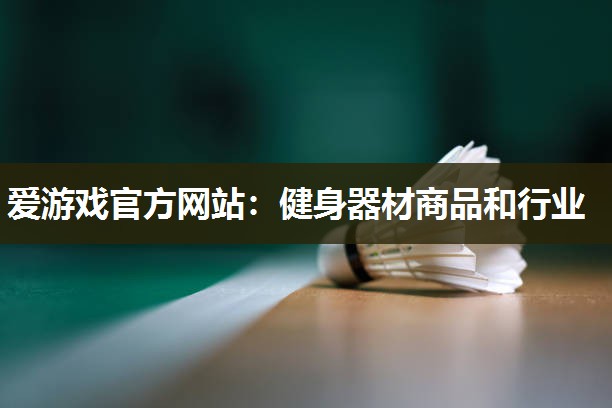 健身器材商品和行业