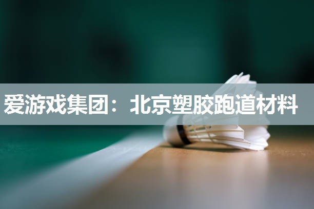 北京塑胶跑道材料