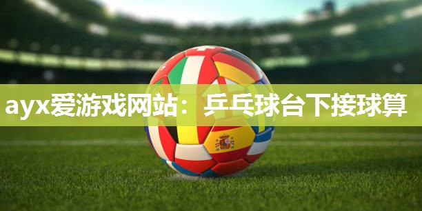 乒乓球台下接球算
