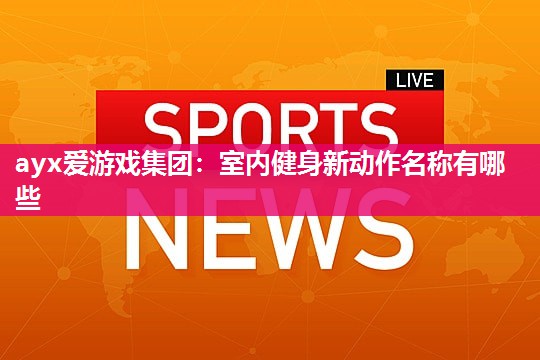 室内健身新动作名称有哪些