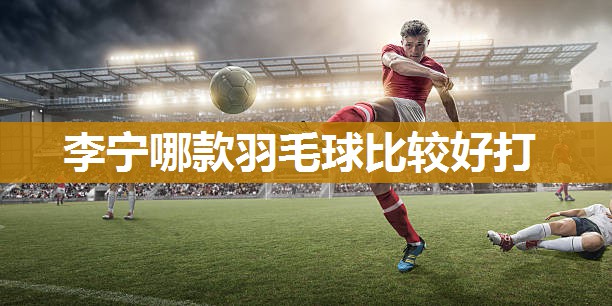 李宁哪款羽毛球比较好打