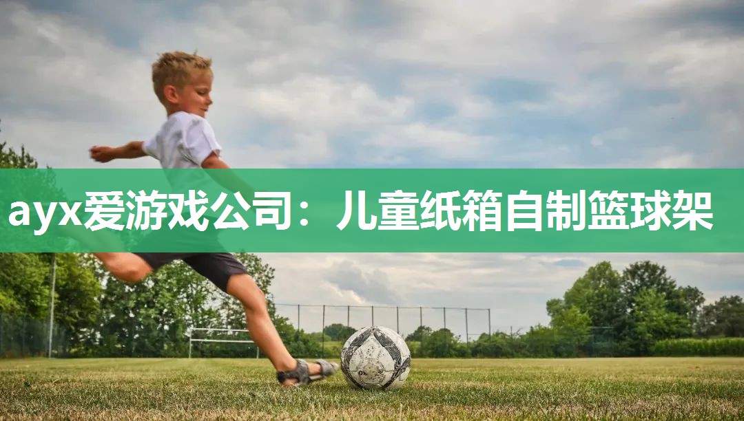 儿童纸箱自制篮球架