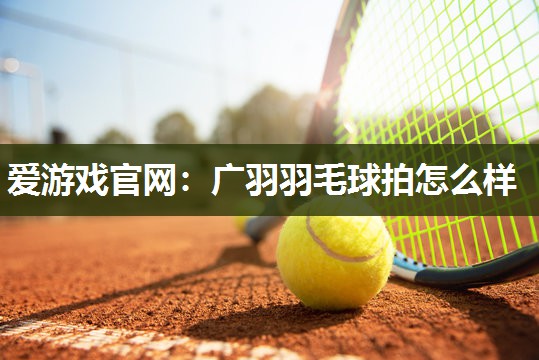 广羽羽毛球拍怎么样