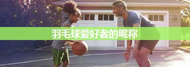 羽毛球爱好者的昵称