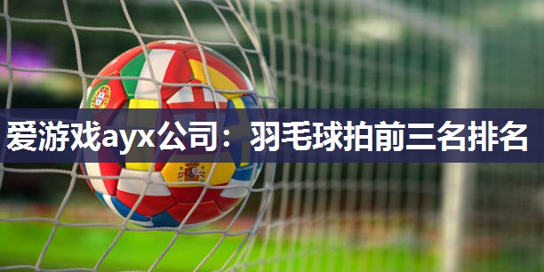 羽毛球拍前三名排名